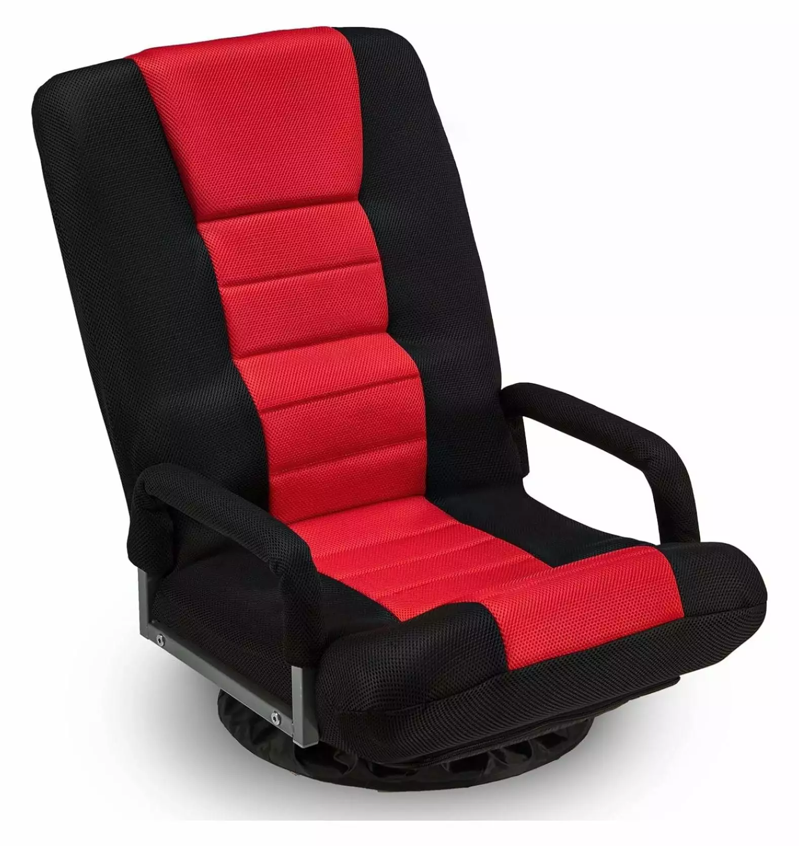 360 Degree Swivel Gaming Floor Chair Rocker Lumbar Support Armrest Handles Adjustable Foldable Backrest TV Reading Video G...