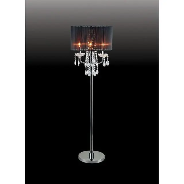 Jada Black Floor Lamp Living Room Adjustable Height