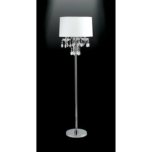 Jada White Floor Lamp Contemporary Living Spaces