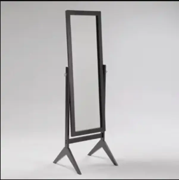 Black Cheval Mirror - Full-Length Freestanding Mirror