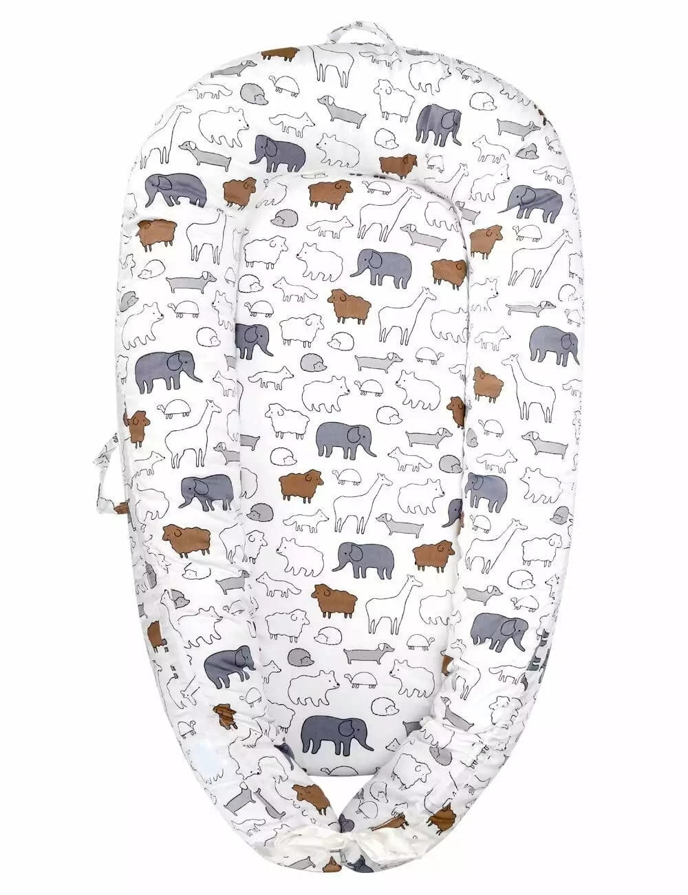 Floor Pillow Lounger Boys and Girls Pillow Bed Floor Lounger Reading Playing Games Measures 20 x 34 x 4.72 Inches White El...