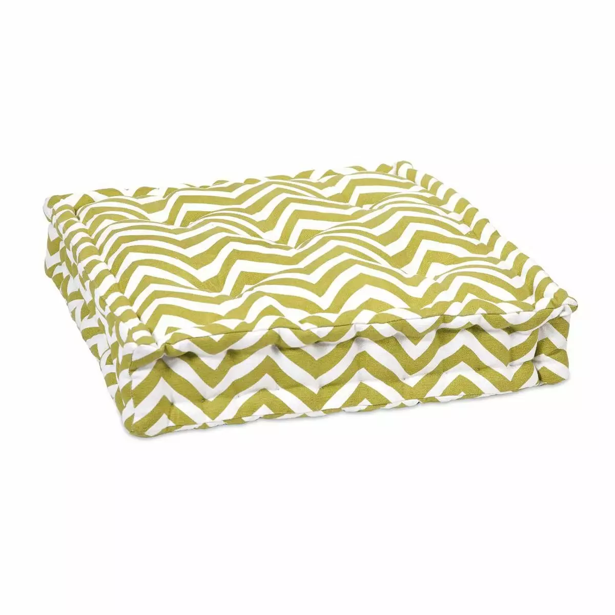 Green Chevron Floor Cushion Living Room or Bedroom IMAX