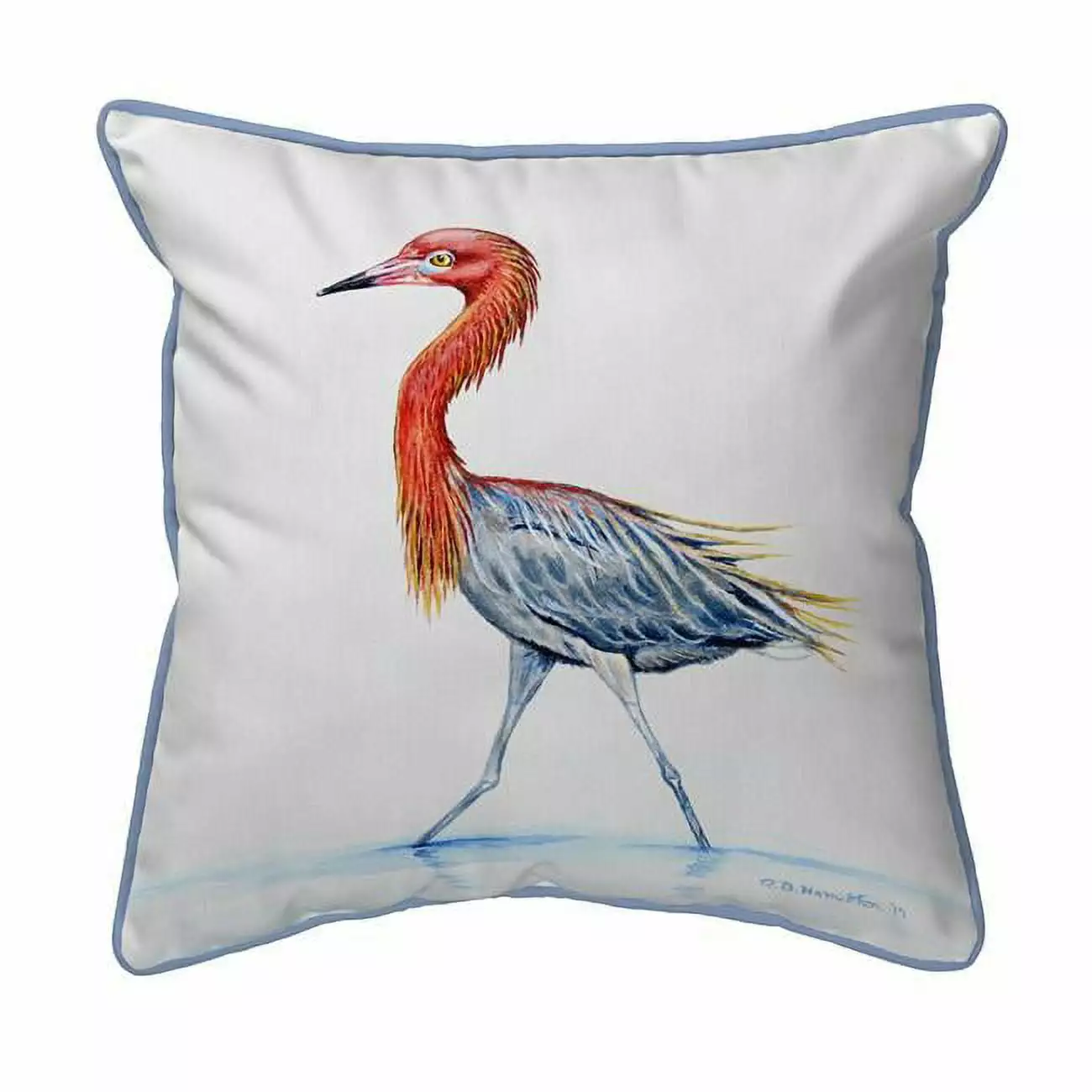 20 x 24 . Reddish Egret Indoor & Outdoor Extra Large Pillow Living Room Decor Jensen Distribution