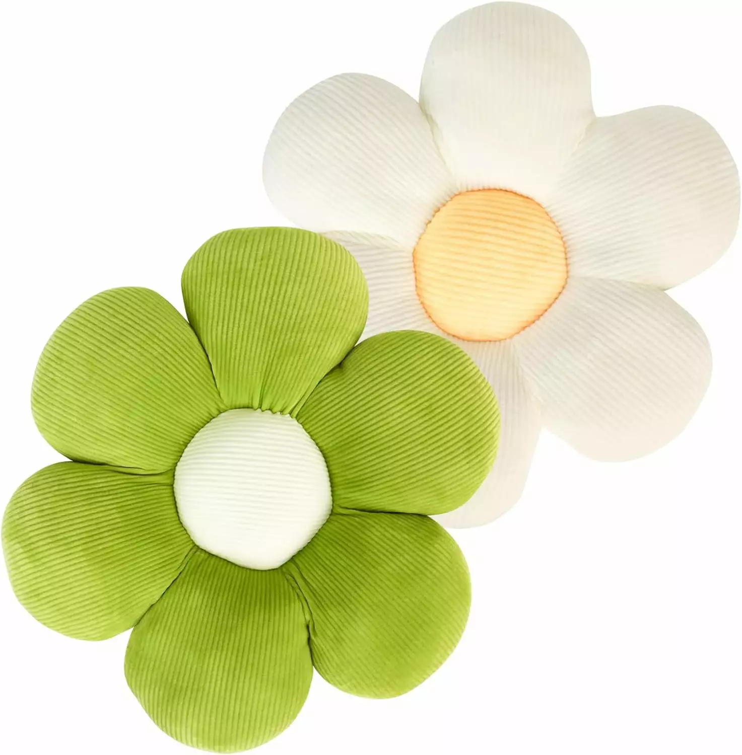 2pcs Fluffy Soft Petal Flower Pillows 40cm Tatami Seating and Home Decor QKURT