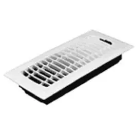 4 x 12-Inch Plastic White Contemporary Floor Register HVAC Vents Various