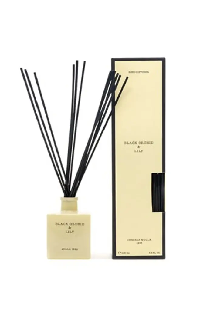 Flower Scented Premium Reed Diffuser Cereria Moll�� Black Orchid & Lily