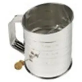 3-Cup Stainless Steel Flour Sifter Baking and Cooking Various