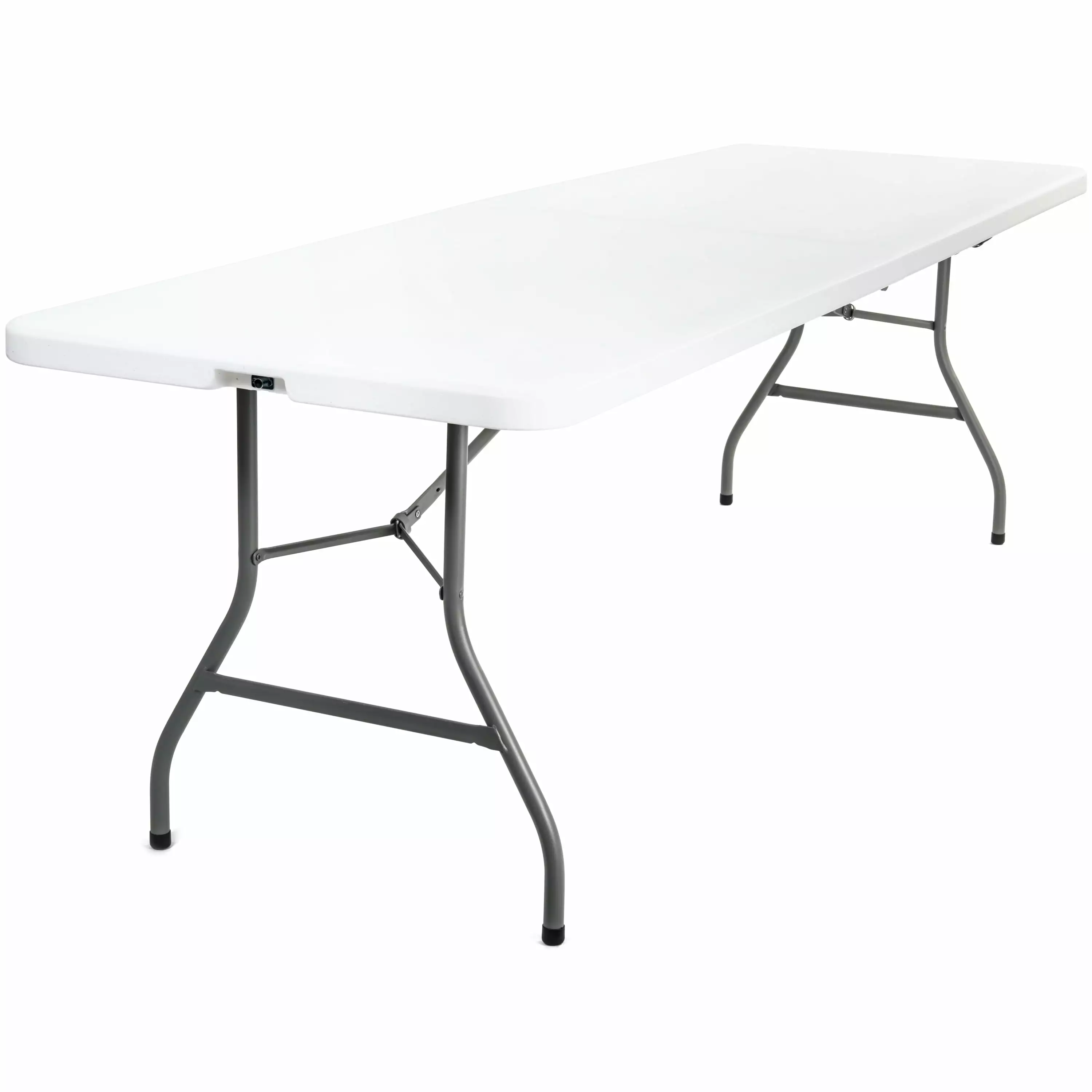 8'X30 Rhinolite Plastic Half Folding Banquet Table Heavy Duty