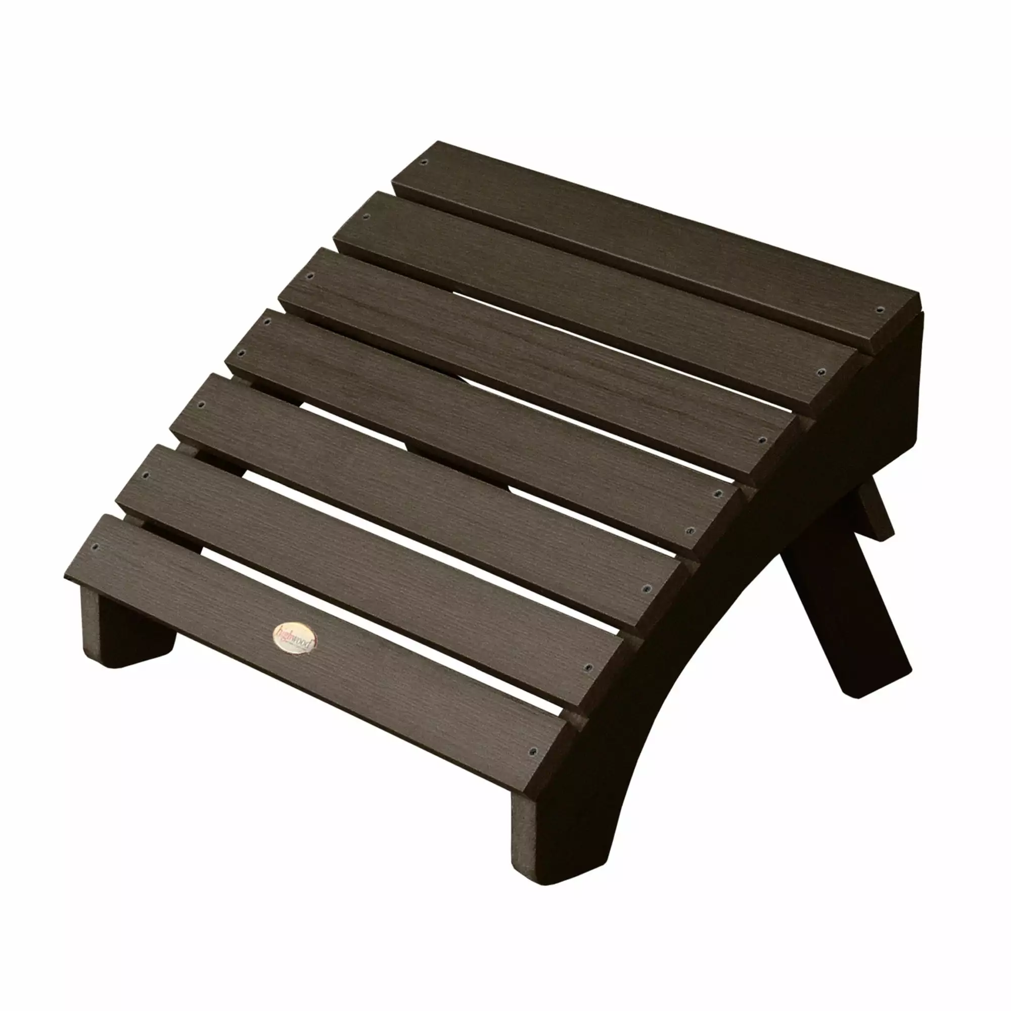 Highwood Folding Adirondack Ottoman Durable Outdoor Footrest Ottomans