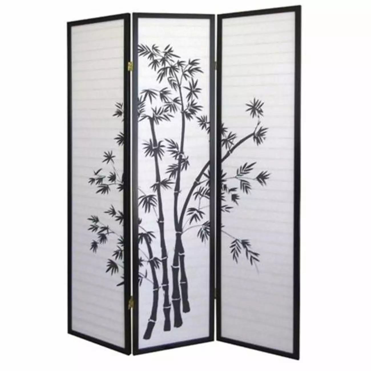 3-Panel Room Divider - Bamboo ComfyCushions