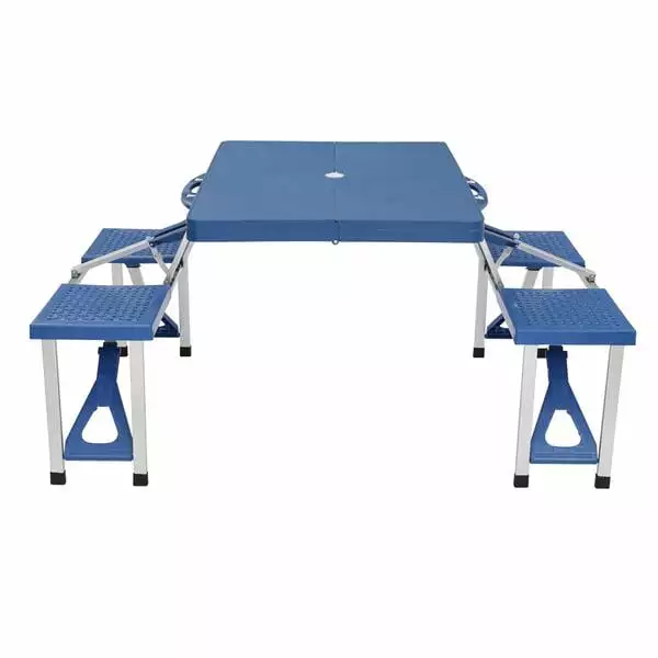 Siamese Folding Tables And Chairs - Plastic PS Thickening - Portable Set Events