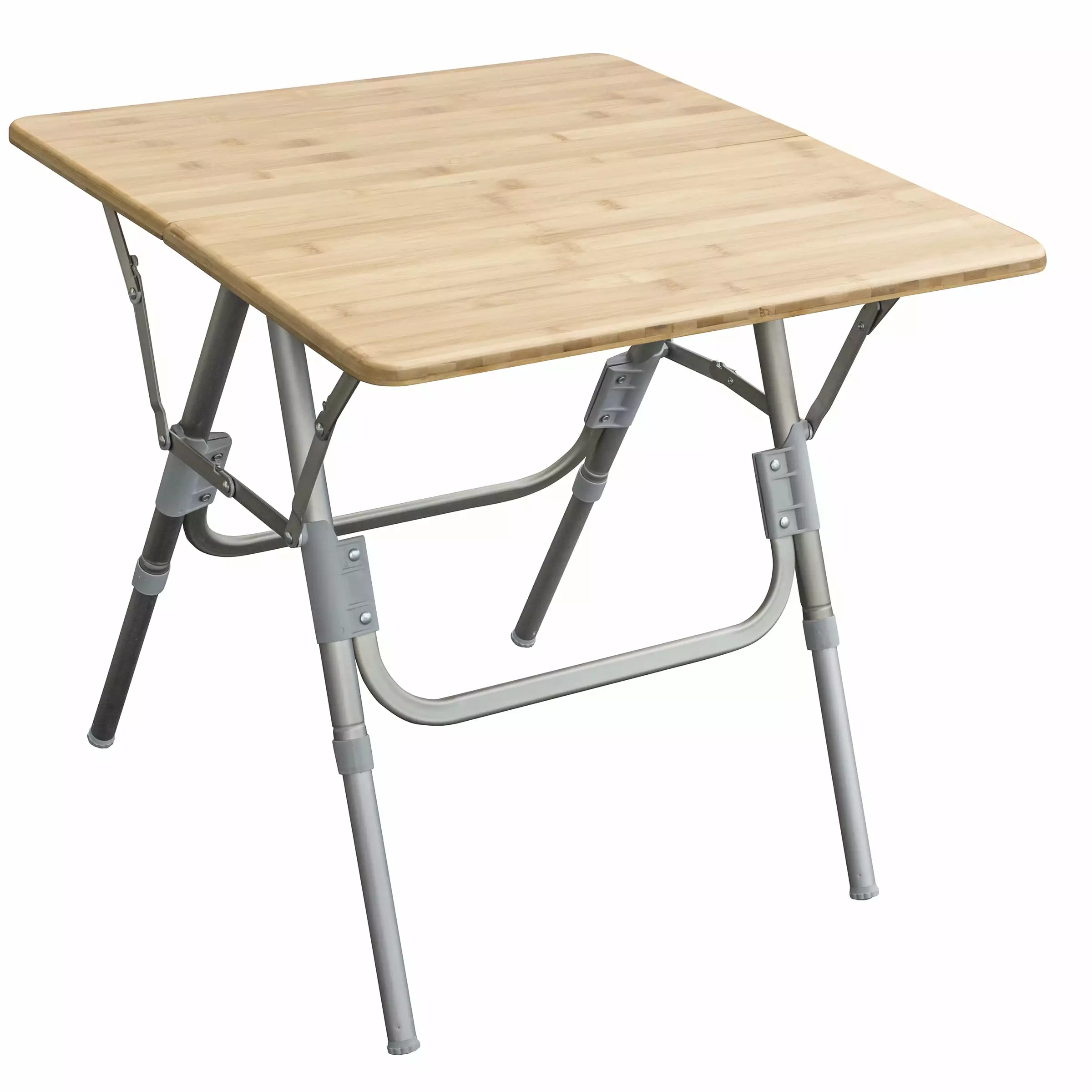 Buffalo Tools Folding Bamboo Side Table Brown