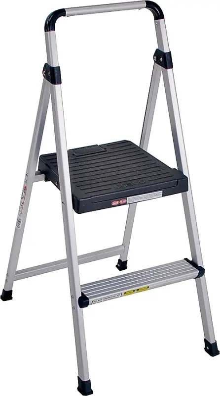 Cosco 11628ABK4 Folding Step Stool, 39.37 H, 225 lb, Reinforced