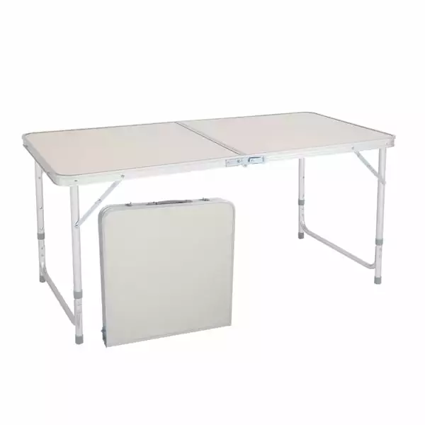 4Ft Portable Multipurpose Folding Table White 120 x 60 x 70 Indoor Outdoor Picnic Party Dining