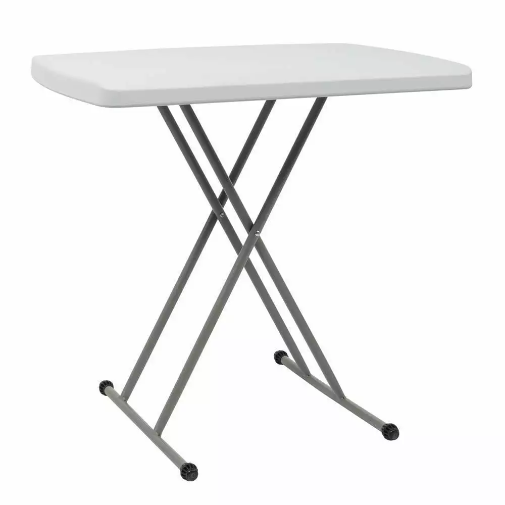 Adjustable 13.8~28 Inch Height Folding Tea Table Liftable Plastic Desk Garden