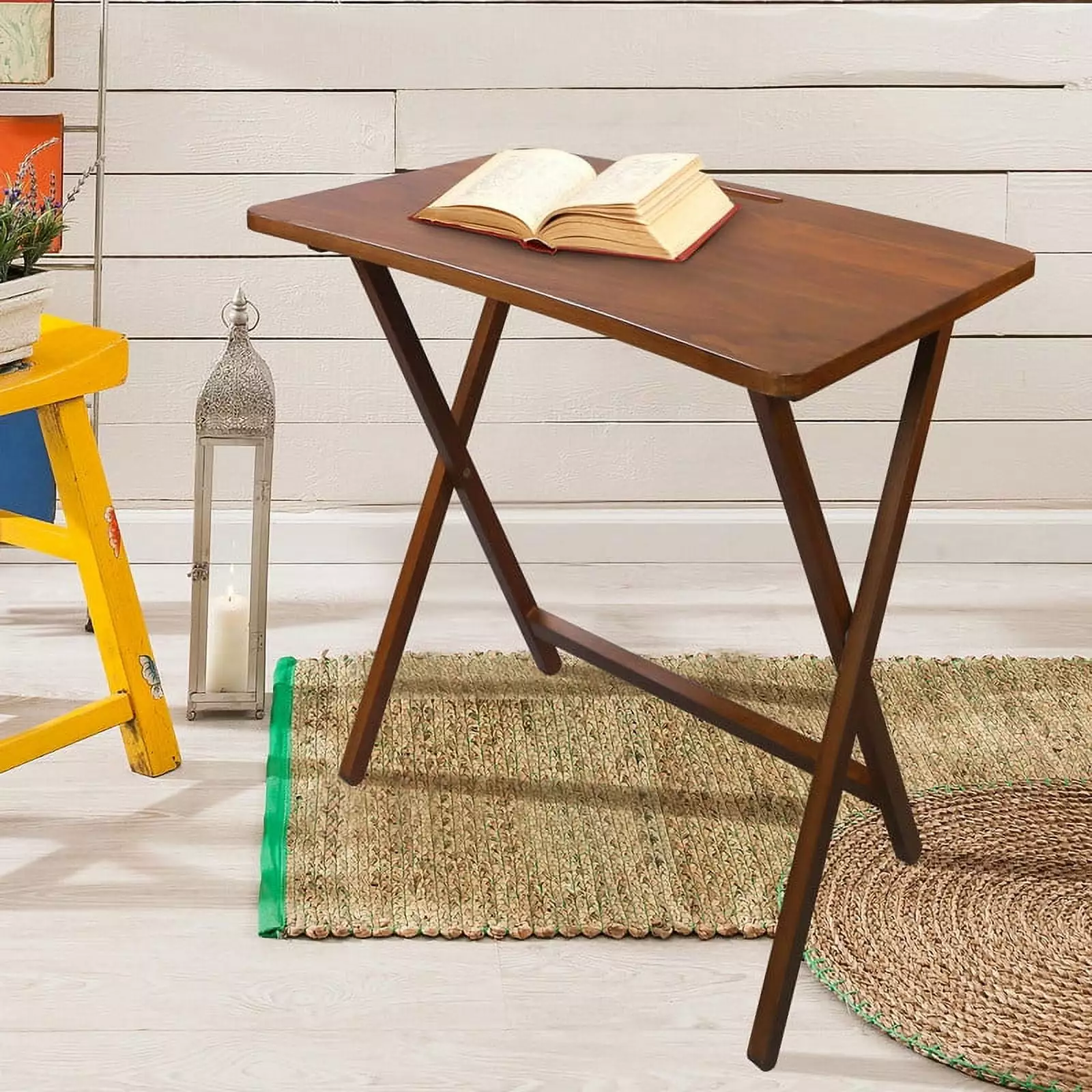 Arizona Folding Table Solid American Gum Sweet Oak