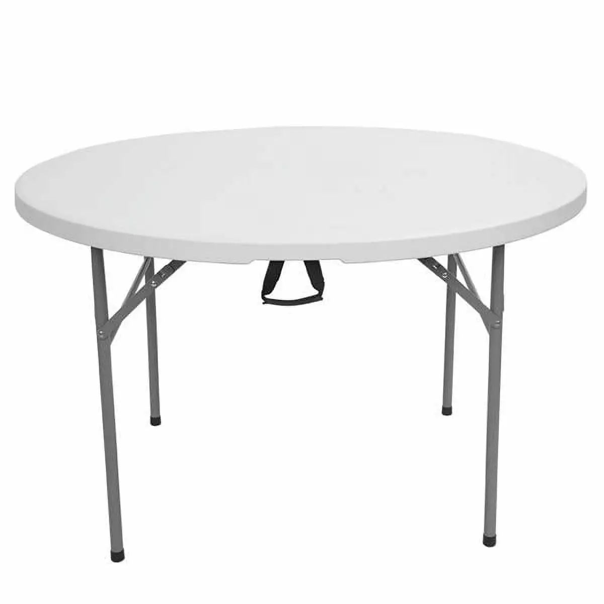 CHUANK 48 Round Folding Table - Portable Dining Card Table Kitchen or Outdoor Party