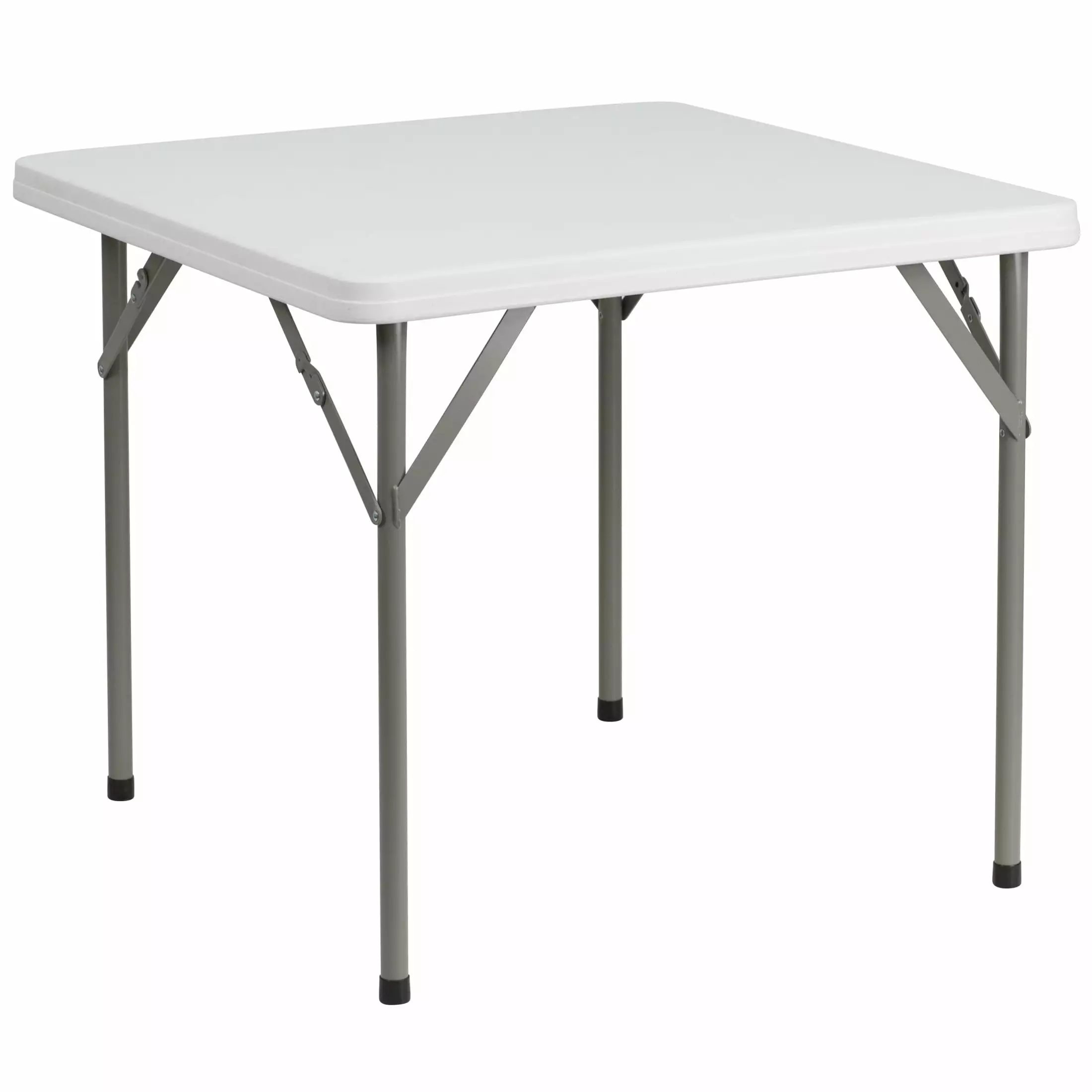 Flash Furniture Elon 2.85' Square Indoor Outdoor Plastic Folding Event Table White