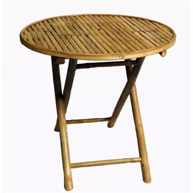 Folding Round Table Tall Indoor and Outdoor Use
