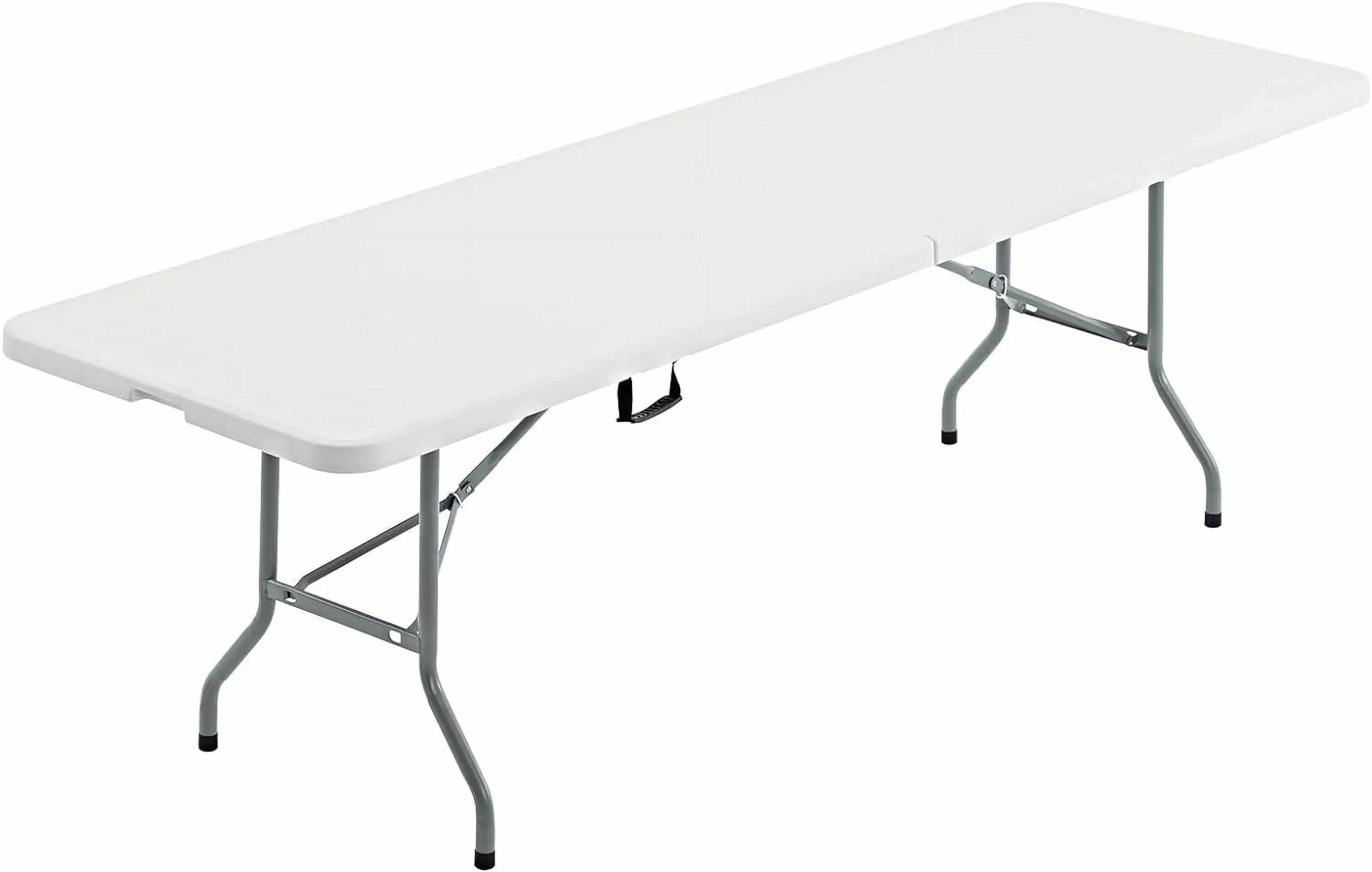 6 Foot Foldable Folding Table Heavy Duty Portable Dining Picnic Party White Table Cloth