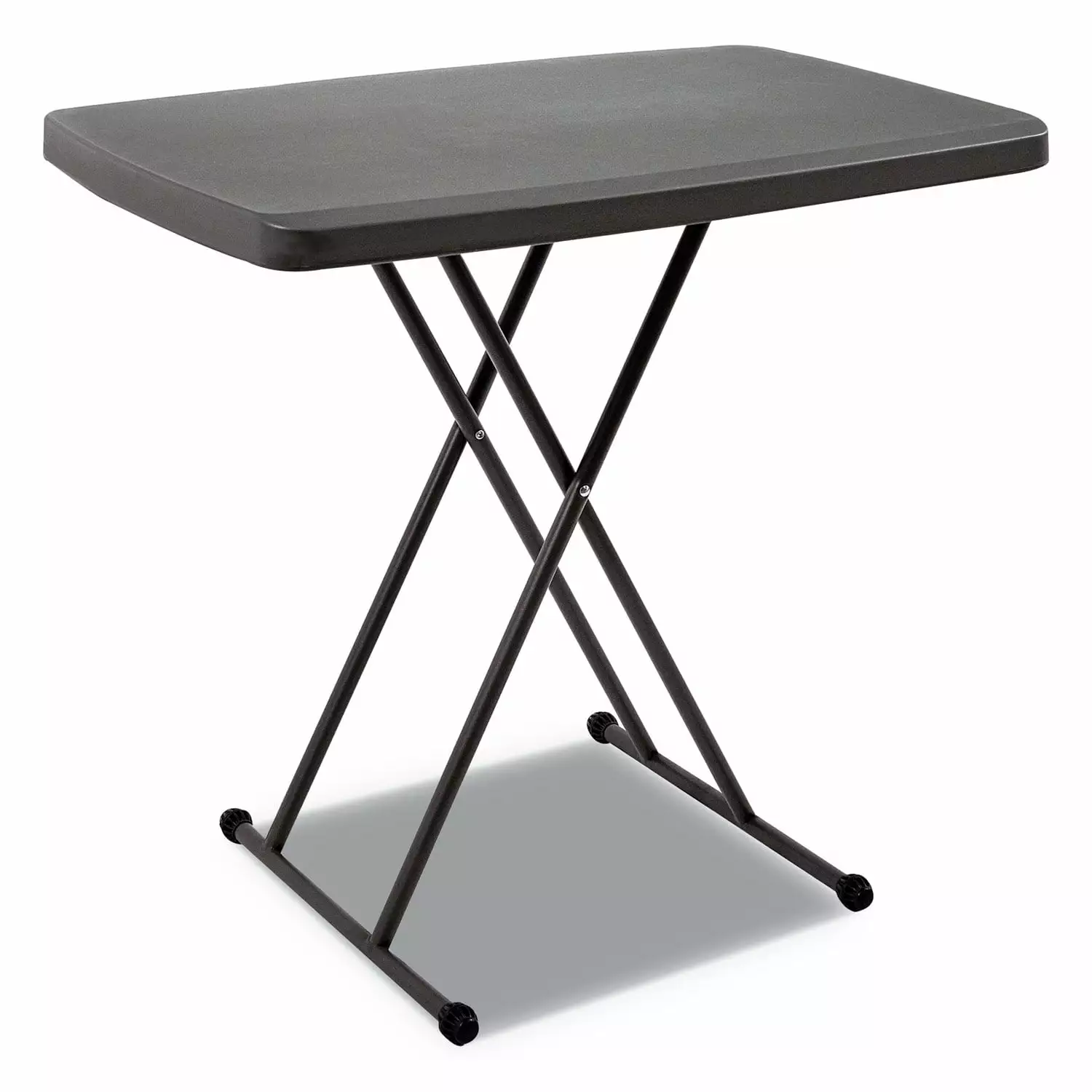 Iceberg IndestrucTable TOO 1200 Series Personal Folding Table Indoor Outdoor Commercial Grade Charcoal