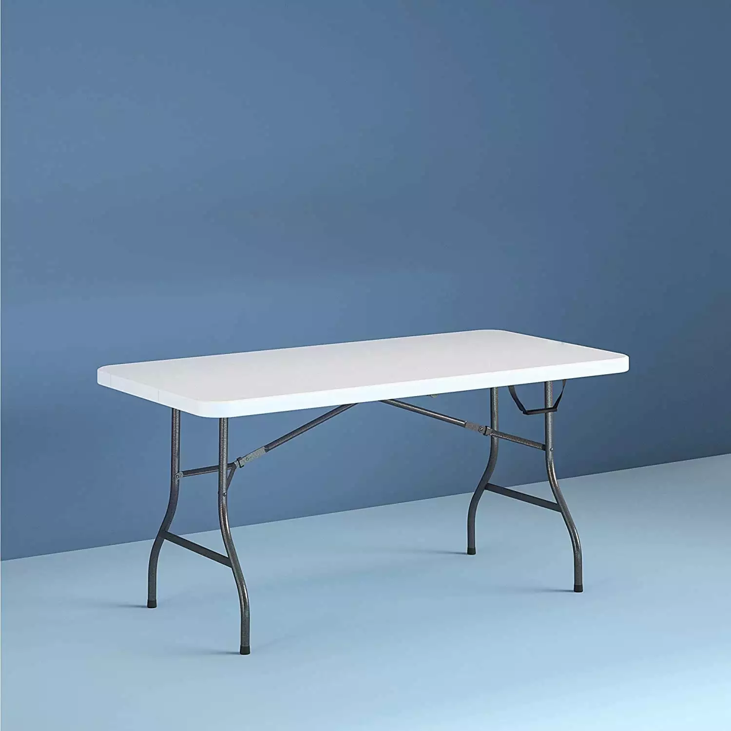 Plastic Development Group 6 Foot Heavy Duty Centerfold Folding Table White