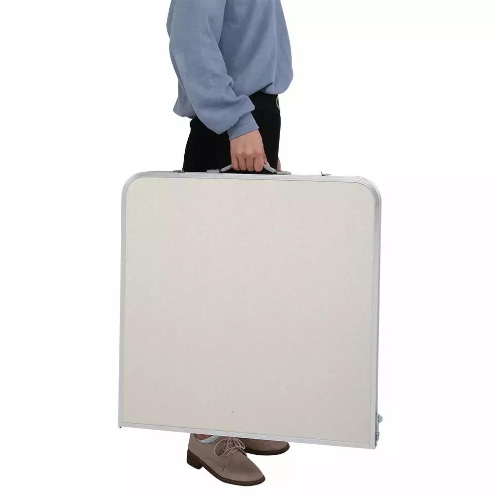 Portable Multipurpose Folding Table White 4ft 120x60x70cm Ideal Home and Events