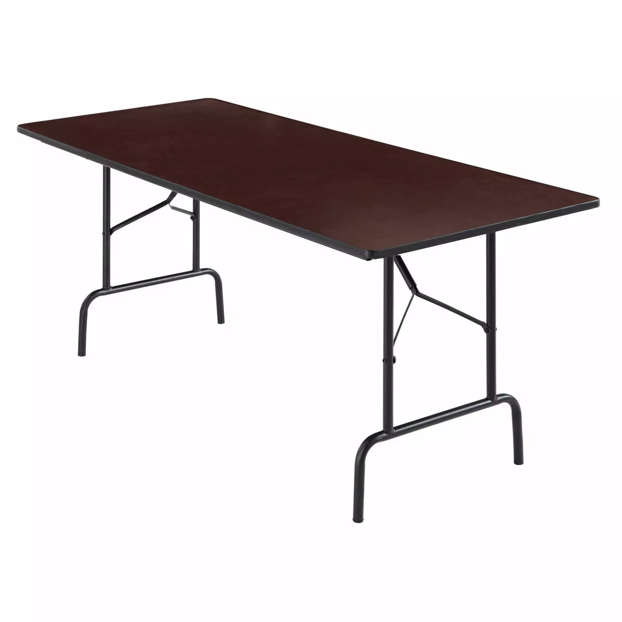 Realspace Folding Table 29H x 72W x 30D Walnut