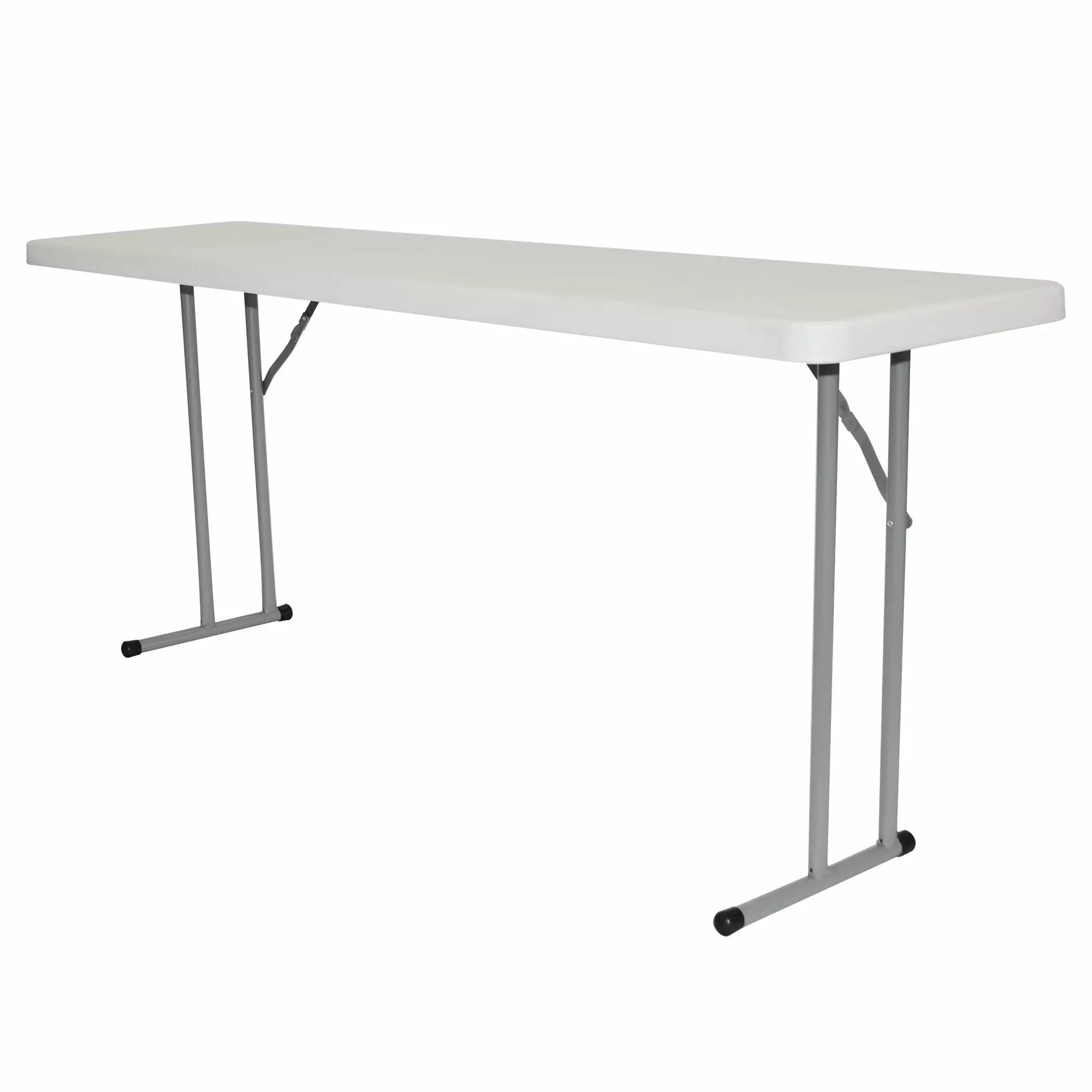 Rhinolite 6' x 18 White Granite Plastic Folding Table Events