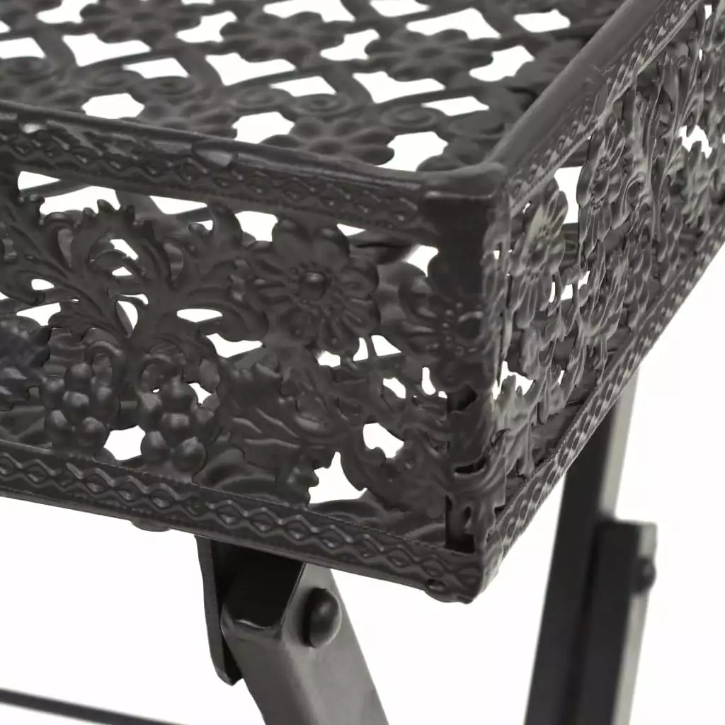 Vintage Metal Folding Table Storage and Black Design Home Office