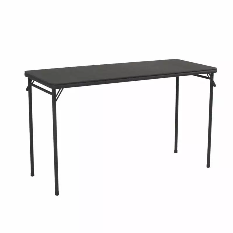 YLZ 20 x 48 Inch Vinyl Table Top Folding Table Sturdy Durable Parties Barbecues Events