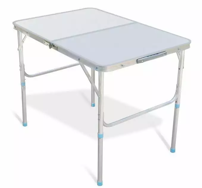 ZGBY 3' Portable Plastic Folding Table Indoor Outdoor BBQ Picnic and Party