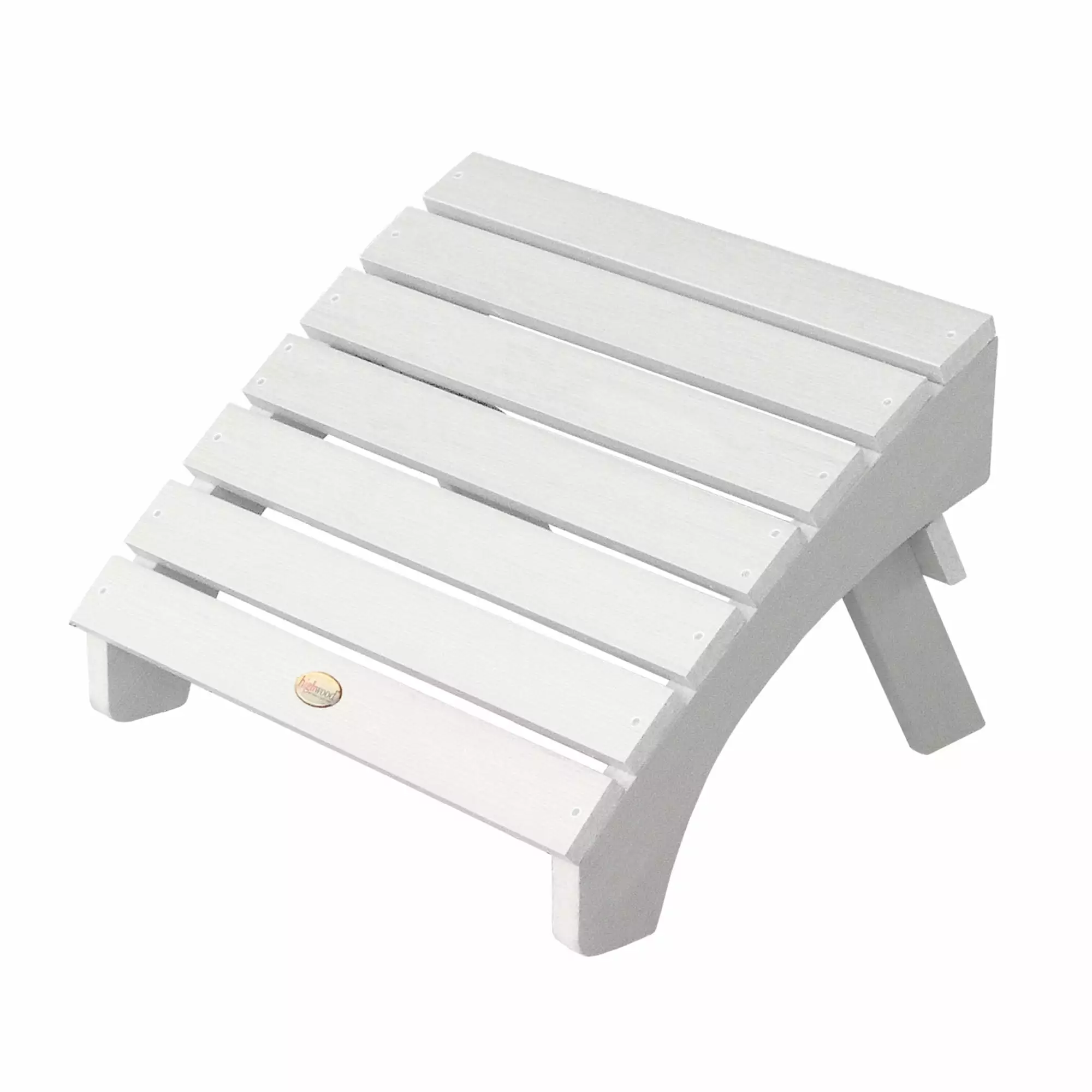 Highwood Folding Adirondack Ottoman Durable Outdoor Patio Footrest Classic Style Ottomans