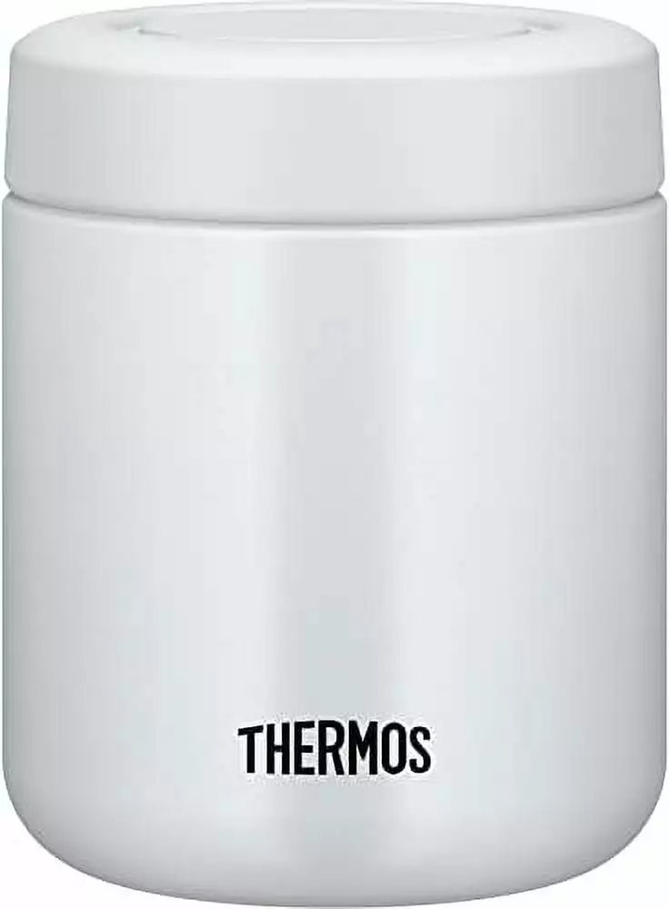 Thermos Vacuum Insulated Soup Jar 300ml White Gray Hot and Cold Food