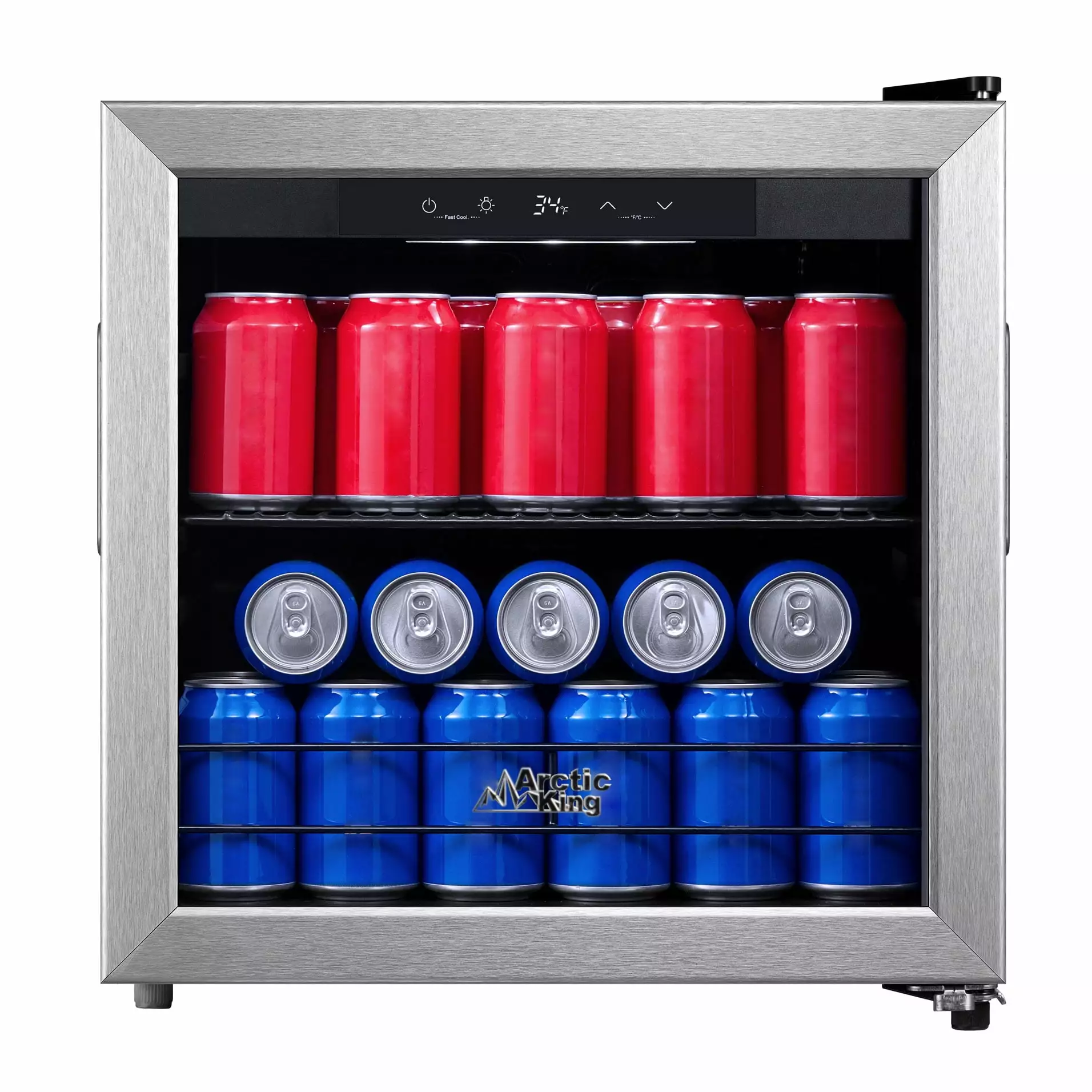 Arctic King 48-Can Stainless Steel Beverage Fridge & Cooler Electrical Control ARV48B1AST