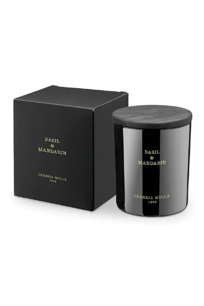 Fruity Premium Scented Candle Cereria Moll�� Basil & Mandarin