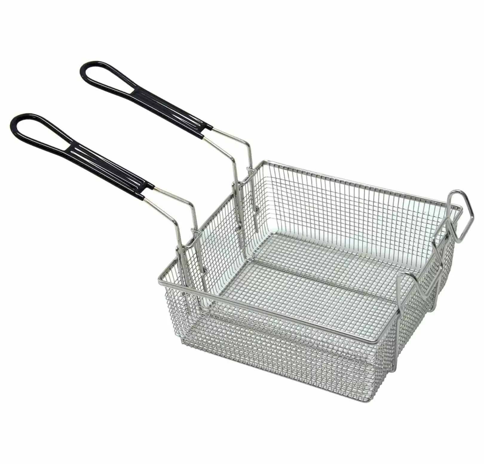 ByEUcuk 700-189 Double Fryer Basket 4-gal & 9-gal Stainless Bayou Fryers Cool Touch Handle - Perfect Fish, Shrimp, Chicken...