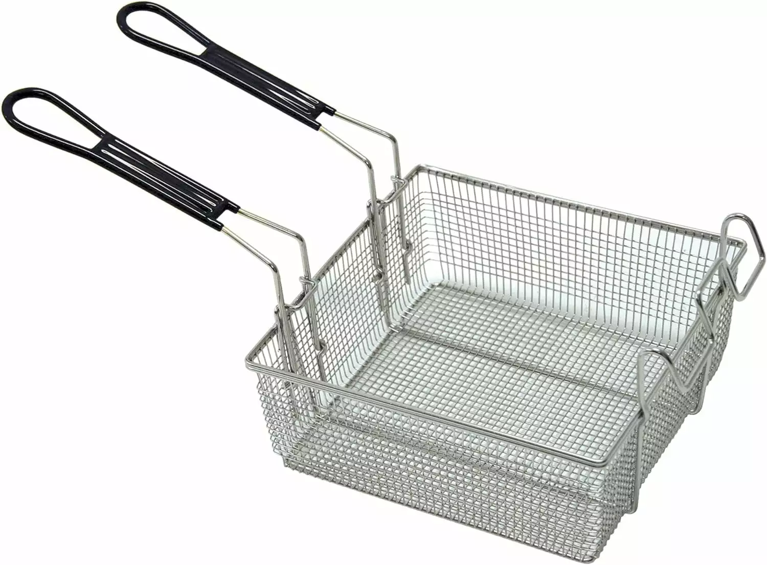 700-189 Double Fryer Basket Fits 4-Gal & 9-Gal Stainless Bayou Fryers Cool Touch Handle MUALIMITED