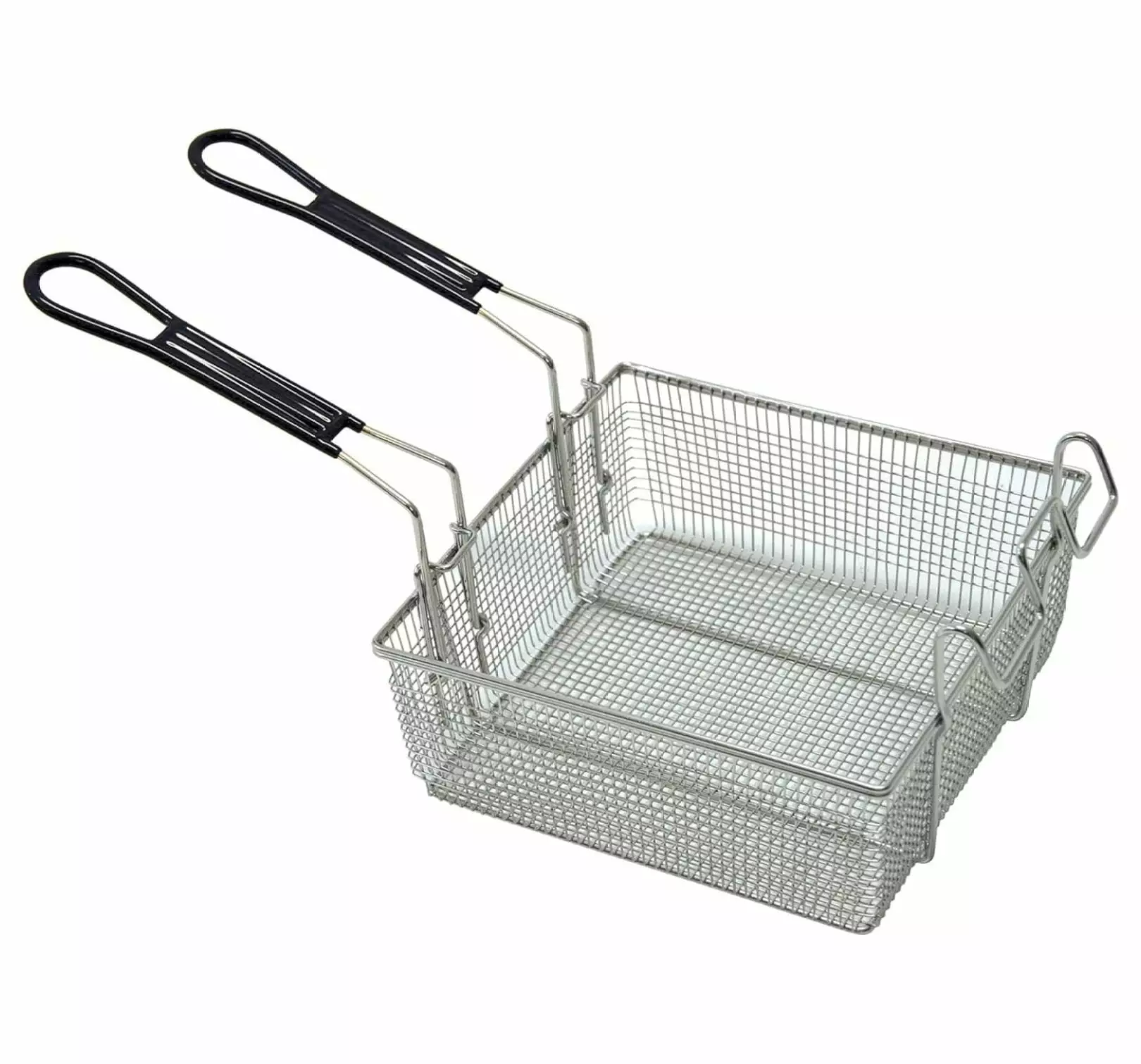 YeSayH 700-189 Double Fryer Basket 4-gal & 9-gal Stainless Bayou Fryers Cool Touch Handle - Perfect Fish, Shrimp, Chicken,...