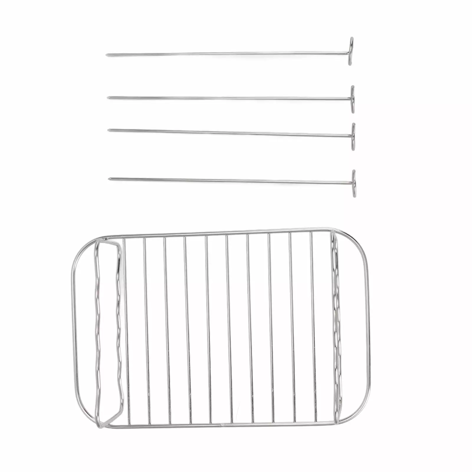 Fryer Rack Stainless Steel Rectangle Double Layer Fryer Accessory NINJA FOOD 8QT Dual Basket Fryer HFDR