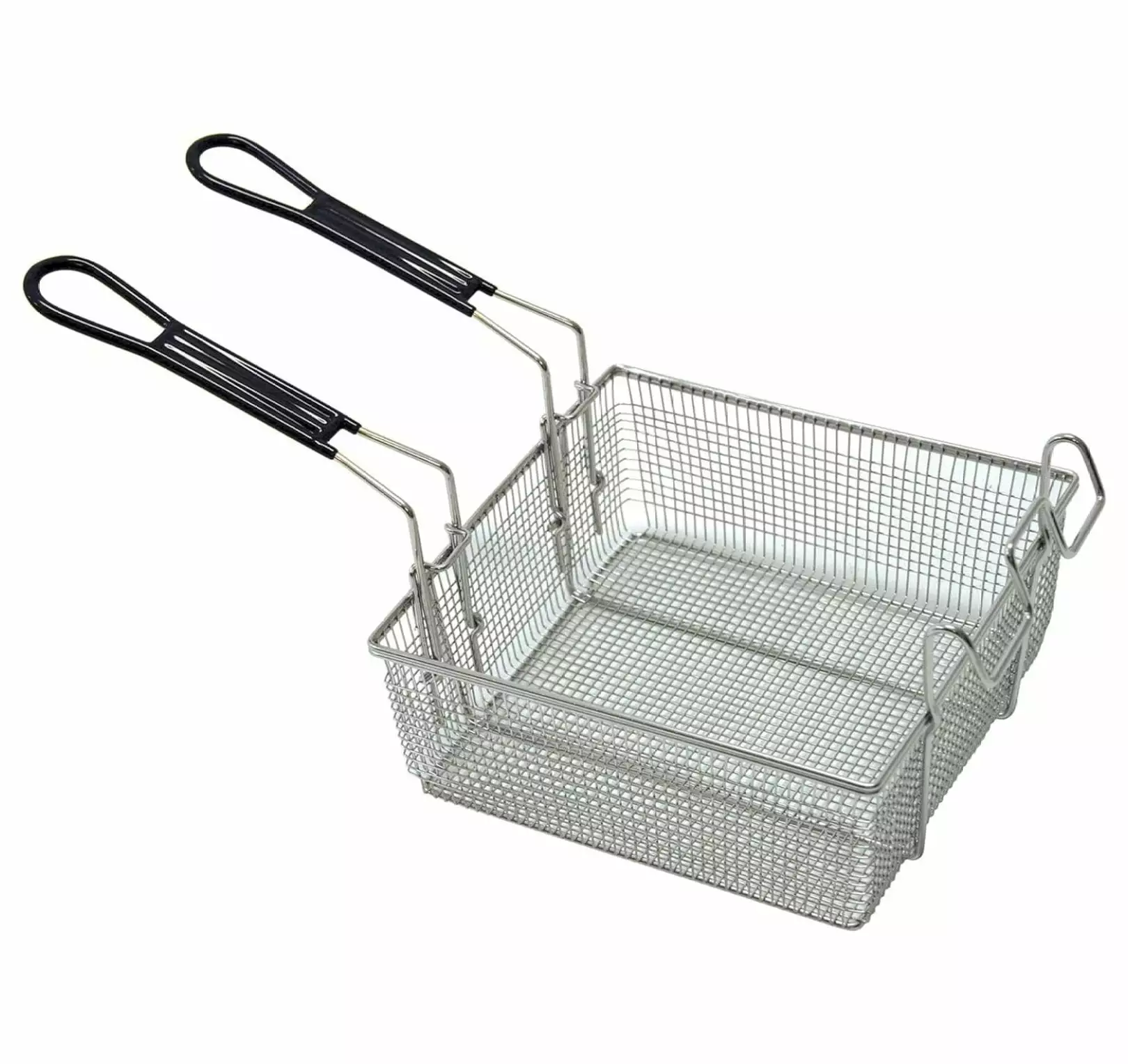 Gexandy Double Fryer Basket Fits 4-gal & 9-gal Stainless Bayou Fryers Cool Touch Handle