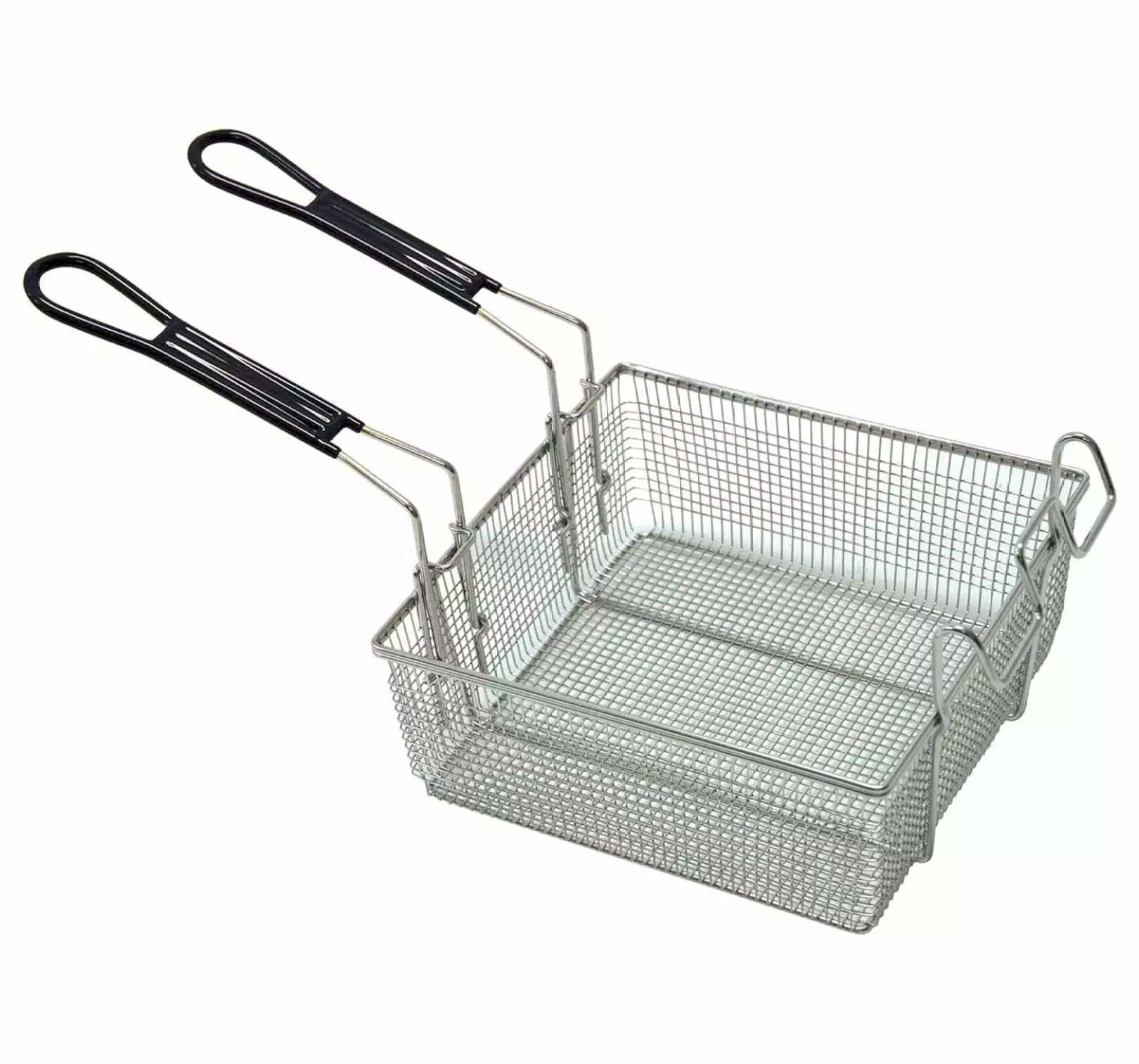 YfulYde Double Fryer Basket Fits 4-gal & 9-gal Stainless Bayou Fryers Cool Touch Handle
