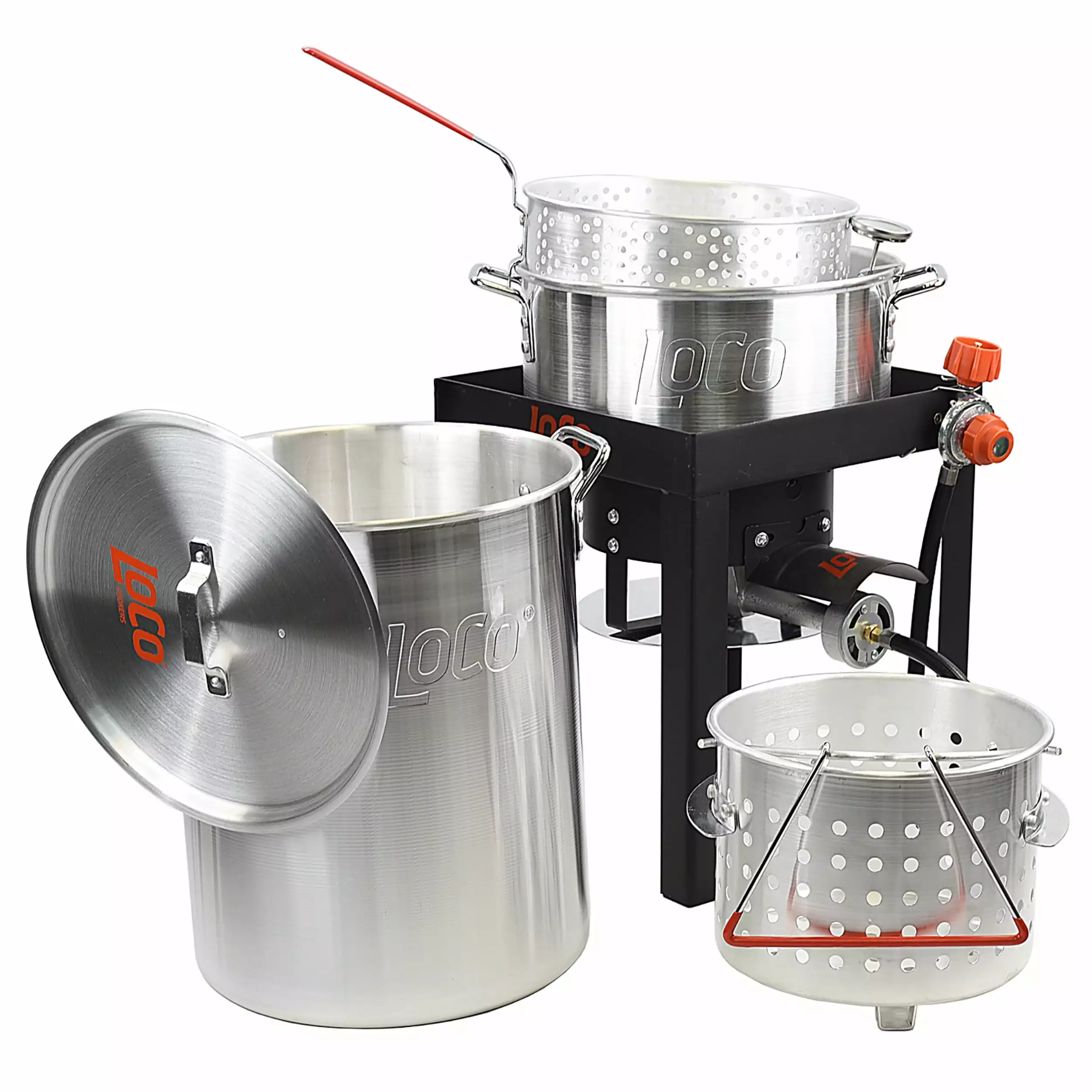 Loco Cookers 30 Quart Propane Boil Fry Sgroup Kit Outdoor Cooking