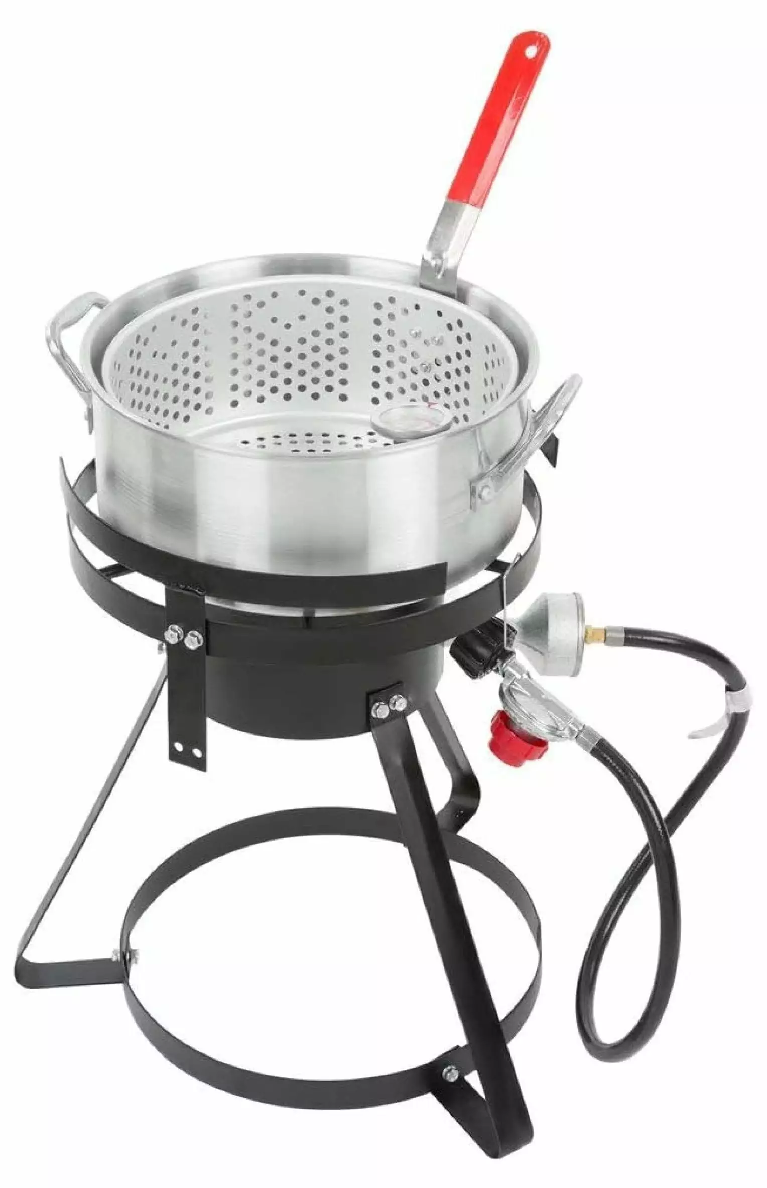Fish Fryer 10 Qt Cooker 55,000 BTU Outdoor Cooking LzerLyh