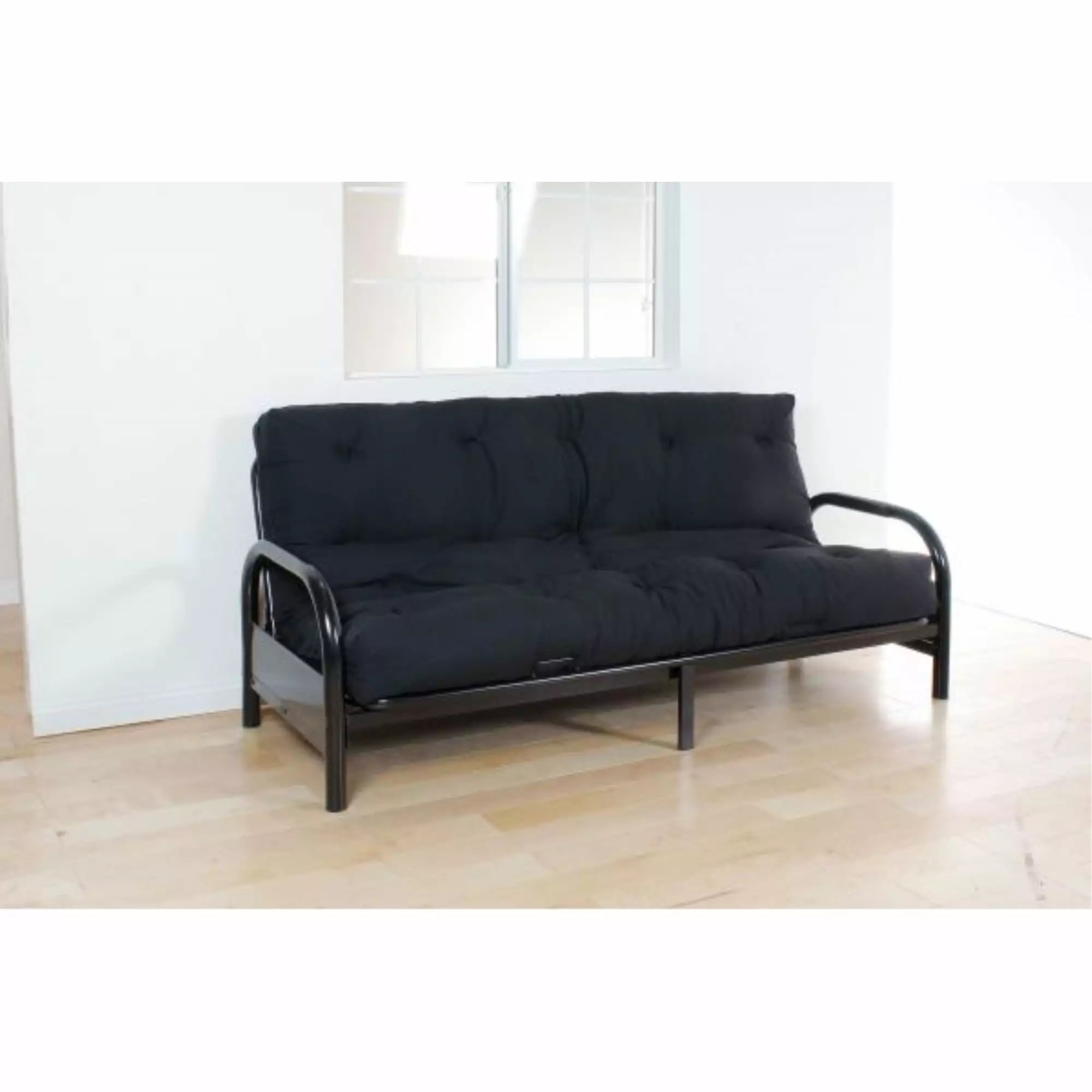 Ergode Full Futon Mattress 6H Black Comfortable Foldable Floor Bed Futons