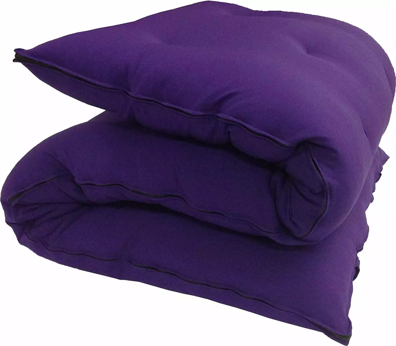 Purple Full Size Traditional Japanese Floor Futon Mattress Cotton Foam Foldable Yoga Mat 80 x 54 x 3 Futons Elegant