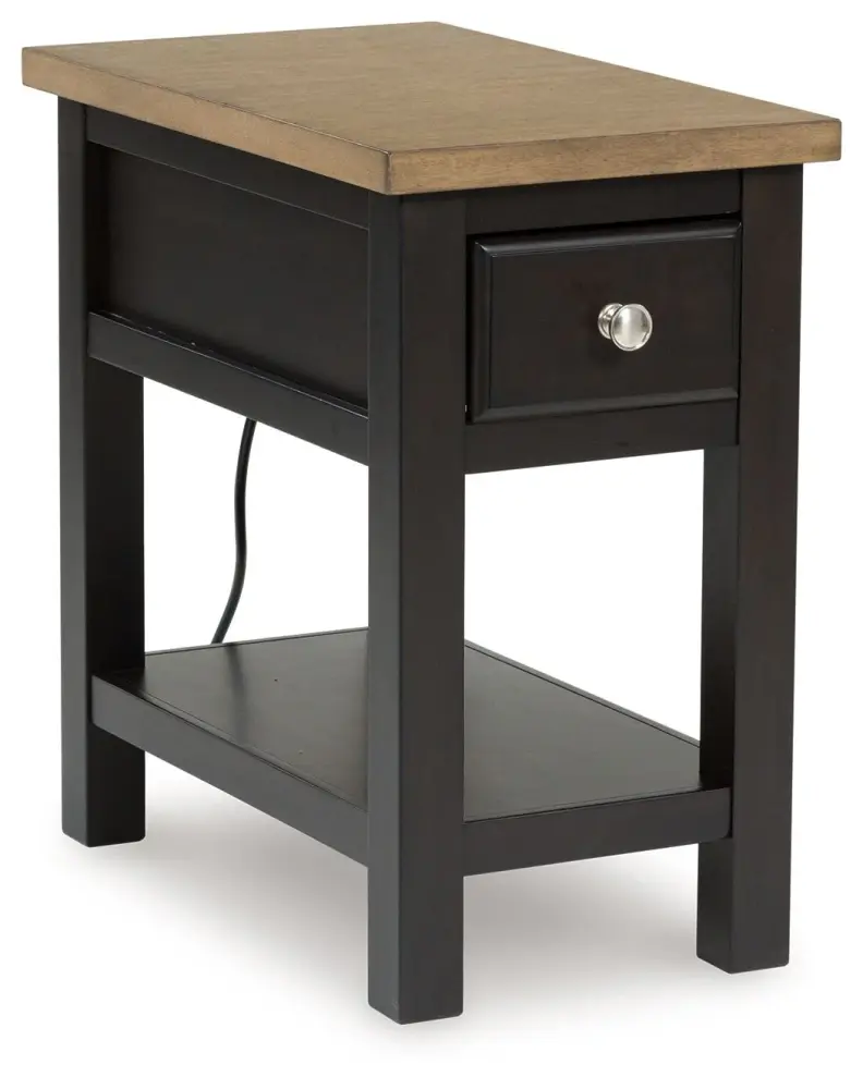 Drazmine - Chair Side End Table - Cocoa