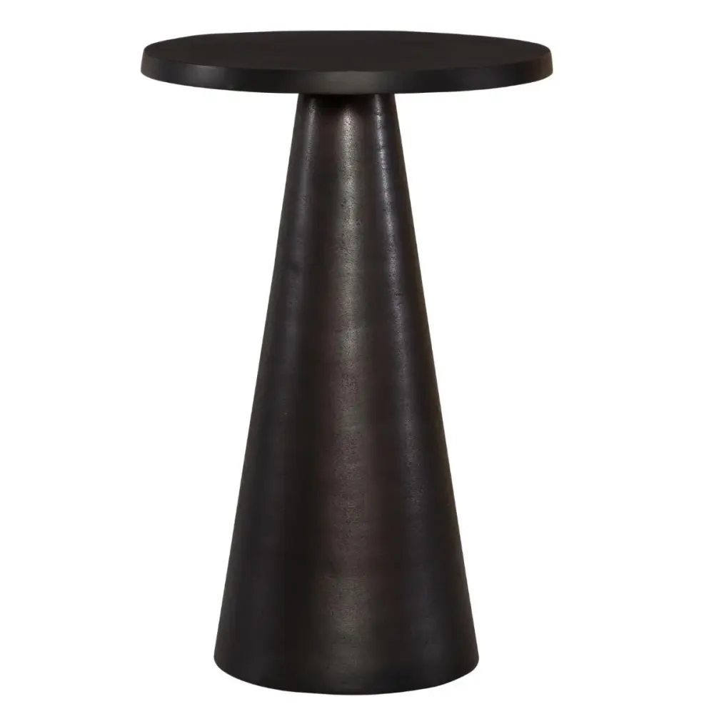 Tulip Round Side Table - Midnight