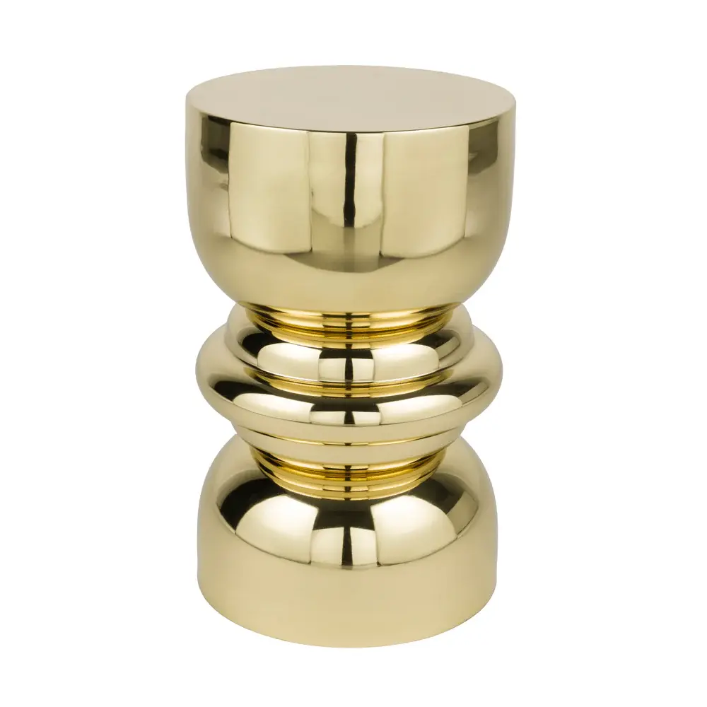 Wall-Mounted Kinga Round Side Table - Golden