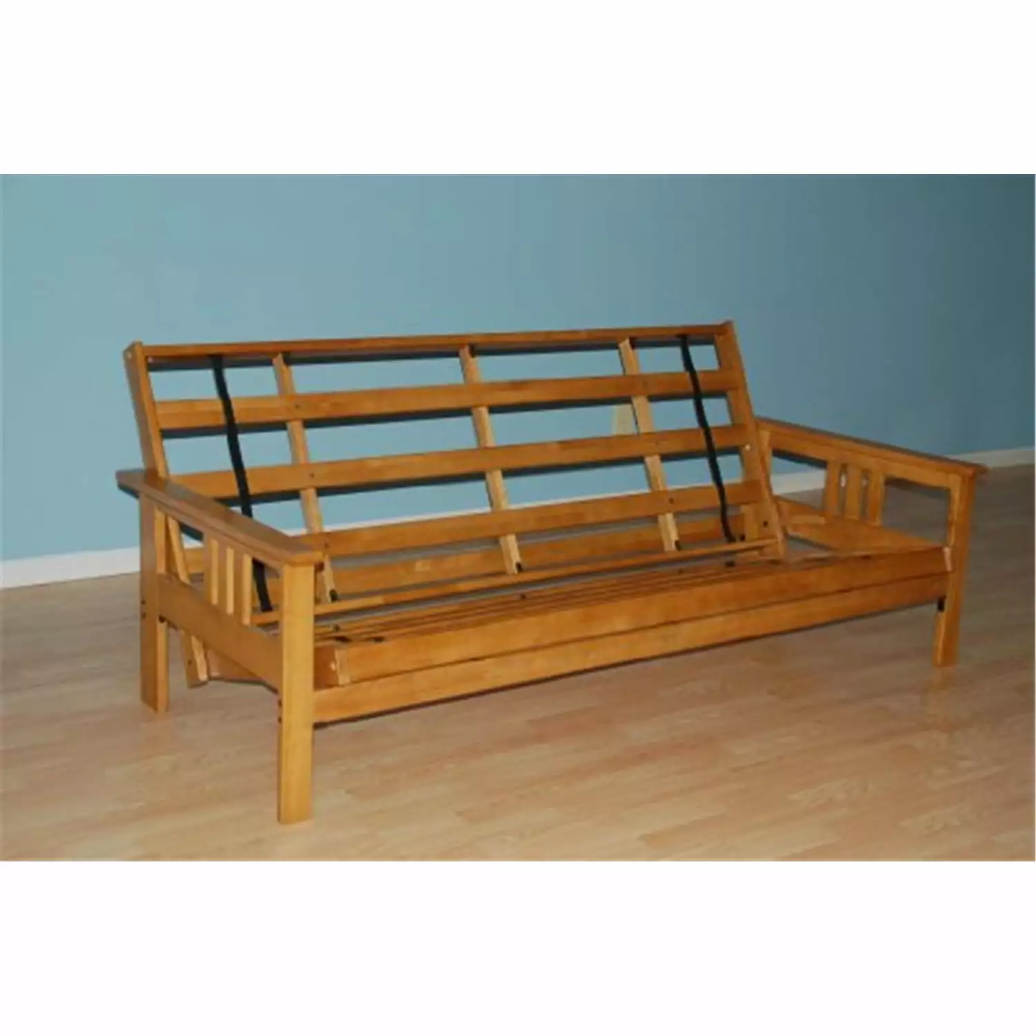 Kodiak Furniture Monterey Full-size Solid Hardwood Full Frame Brown Butternut Futons